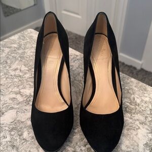 Cole Haan Black Suede Heels